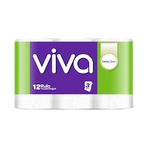 Viva Selection 3 Katlı Tuvalet Kağıdı 12'li - 6 Adet Tarı