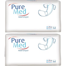 Puremed Belbantlı Yetişkin Hasta Bezi Medium 85x125 Cm 60 Adet