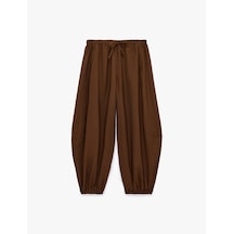 Koton Beli Lastikli Harem Pantolon Kahverengi 6sak40157ew Kahve