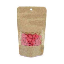 Kraft Pencereli Doypack 85X145 Mm 50 Li Paket