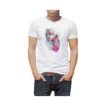 Anime Tokyo Ghoul Anteiku Baskılı Beyaz Erkek Tshirt (530997463)