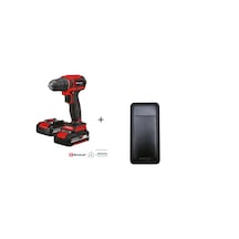 Einhell TE-CD 18/40 Li Bl 2x2.0AH Çift Akülü Vidalama 4513995 + Akdeniz S125Q Powerbank Set
