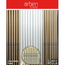 Arben Concept Sabbia Pano Fon Perde / Ölçünüze Özel Dikim Bej