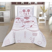 Taç Disney Mickey Mouse Lisanslı Yatak Örtüsü