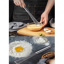 Uzun Kısa Ayarlanır Çelik Çırpıcı Yumurta Pasta Çırpıcısı Mutfak Çırpıcı Paslanmaz Çelik Diğer