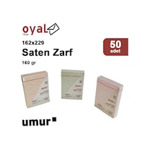 Oyal 162x229 160gr 50li Koyu Pembe Saten Zarf