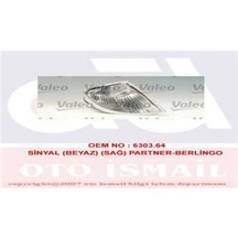 VALEO 86384 SİNYAL LAMBASI SAĞ PARTNER 96- / BERLINGO 96-