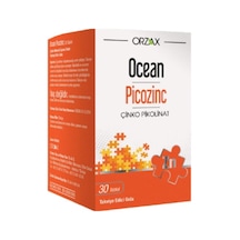 Ocean Picozinc Çinko Takviyesi 15 Mg 30 Tablet