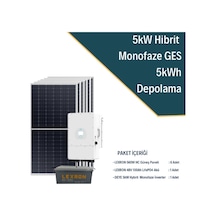 5kw Monofaze Hibrit Sistem 1