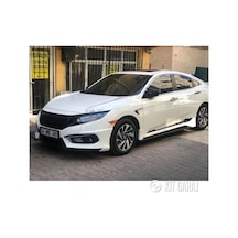 Kit Garaj Honda Civic Fc5 Mugen Yan Marşpiyel Plastik 2016-2021 Boyasız