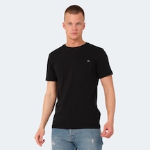 Slazenger VESELA Erkek Cepli Siyah Tişört