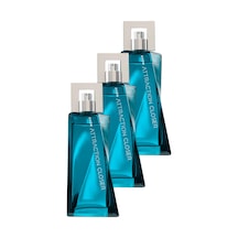 Attraction Closer Erkek Parfüm Edt 75 Ml. Üçlü Paket Fresh