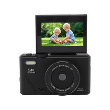 Çeşithane 75mp Hd Retro Dijital Kamera 18x Dijital Zoom, 3 Ekran, Autofocus, Gülümseme Algılama, Siyah