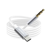 Dt24t-j Type-c - 3.5mm Aux Dönüştürücü 1mt Ses Kablosu - Beyaz