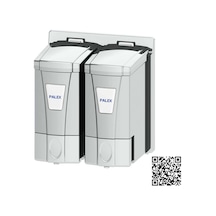 Palex İkili Mini Sıvı Sabun Dispenseri Krom 250ccx2ad-3564-k