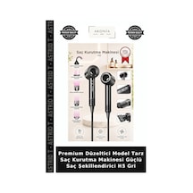 Premium Düzeltici Model Tarz Saç Kurutma Makinesi Güçlü Saç Şekillendirici H5 Gri