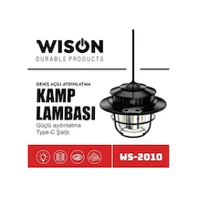 Wison Ws-2010 Geniş Açılı Aydınlatma Kamp Lambası 4915 Çok Renkli