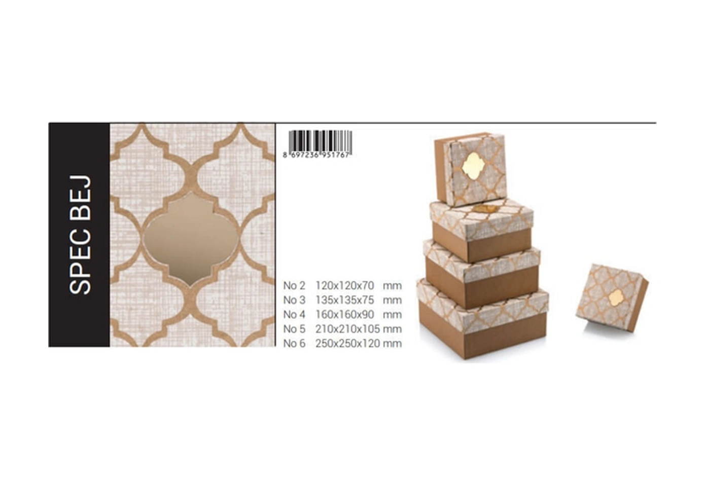 Bx1767-06 Spec Krem Kare 6 Nolu 250 250 120 Karışık