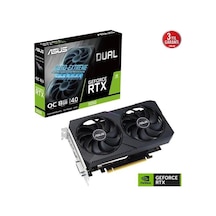 Asus Rtx3050 6gb Dual Rtx3050-o6g Gddr6 96bit Hdmı Dvı Dp Pcıe 16x V4.0 Kutu Açık