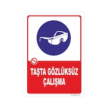 Taşta Gözlüksüz Çalışma- Isg Levhası