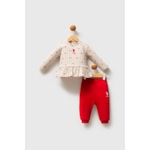 U.S. Polo Assn. Kız Bebek Usb2729 2 Li Takım Beyaz-2222 Beyaz