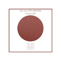 125 Mm Cırt Zımpara Seti, 5 Parça
