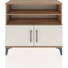 Arges Şifonyer 3 Raflı 2 Kapaklı 88x30x80 Çam-aytaşı Atlas Çam