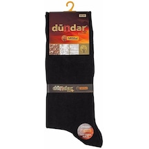 Dündar Erkek Plus Modal Likralı Desenli Ve Düz Soket Çorap 4124 - 6 Adet 001