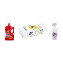 Bingo Yüzey Temzileyici 2,5 L + Yüzey Tem.havlusu 96'lı + Toz 750 Ml 3'lü Set 2'li Set