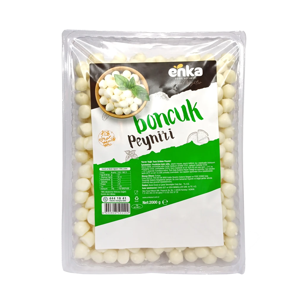 Enka Süt Yarım Yağlı Boncuk Peyniri - 2000 Gr