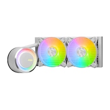 Msi Mag Corelıquıd E240 Whıte 240mm 2x12cm Rgb Fanlı Amd-ıntel Beyaz Sıvı Soğutmalı İşlemci Fanı