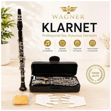 Wagner Wgn364 Sol Klarnet Seti 4 Yüzüklü Profesyonel Taşıma Çantalı+ Hediyeler