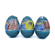 Sponge Bob Square Pants Sünger Bob Kare Şort -glutensiz Çikolatalı Sürpriz Yumurta 20 G 3 Adet