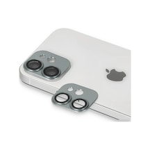 Apple İphone 11 Uyumlu Pers Alüminyum Kamera Lens - Yeşil