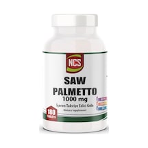 Ncs Saw Palmetto 1000 MG 180 Tablet Zinc Biotin Destekli