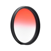 Dhd 52mm Degrade Gradual Kademeli Red Kırmızı Efekt Filtre