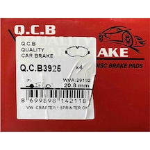 Q.C.B Beşer 3925 Ön Fren Balatası Crafter-Sprinter 06--