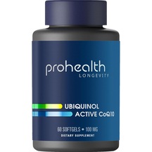 Prohealth Longevity Ubiquinol Kaneka Coq-10 Antioxidants 100 Mg 60 Softgels