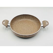 Cantef 22 Cm Yanmaz Yapışmaz Çift Saplı Teflon Tava Sahan