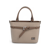 Silver Polo Sp1283 Kadın El Çantası Fashion Bej-latte