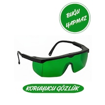 Buğulanmaz Yeşil Koruyucu Gözlük