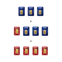 Nadir Gold 24 Ayar 20 Gram Külçe Altın 6 Adet 2,5 Gram Külçe Altın + 5 Adet 1 Gram Külçe Altın