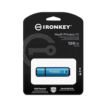 Kingston Ironkey Vault Privacy 50C IKVP50C-128GB 128 GB Flash Bellek