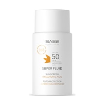 Babe Facial Sunscreen Super Fluid Hyaluronik Asit İçeren Yüz Güneş Kremi SPF50 50 ML