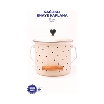Tr Kalp Desenli Yoğurt Bakliyat Bakracı 20 Cm-3 Litre-tüm Ocaklarla Uyumlu Diğer