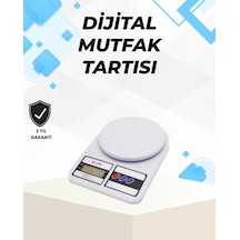 Hassas Tartım İçin Dijital Mutfak Terazisi 10kg / 1g Çok Renkli