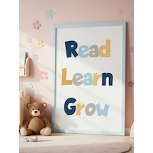 Read Learn Grow Dijital Baskı Poster V7 Çerçevesiz