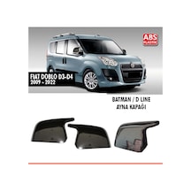 Doblo Batman Ayna Kapağı Piano Black / 2009-2022