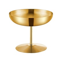 Suntek Paslanmaz Çelik Dondurma Kupası Düğün İçin Zarif 250ml Altın