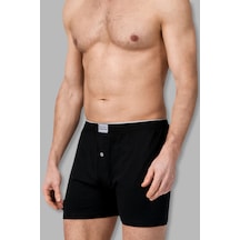 Namaldı 3'lü Paket Havlu Bel Erkek Boxer Siyah